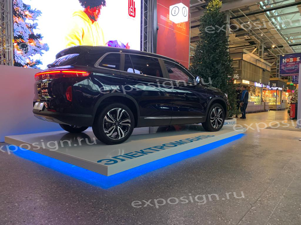 подиум для автомобиля